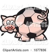 Soccer Ball Butt Pig